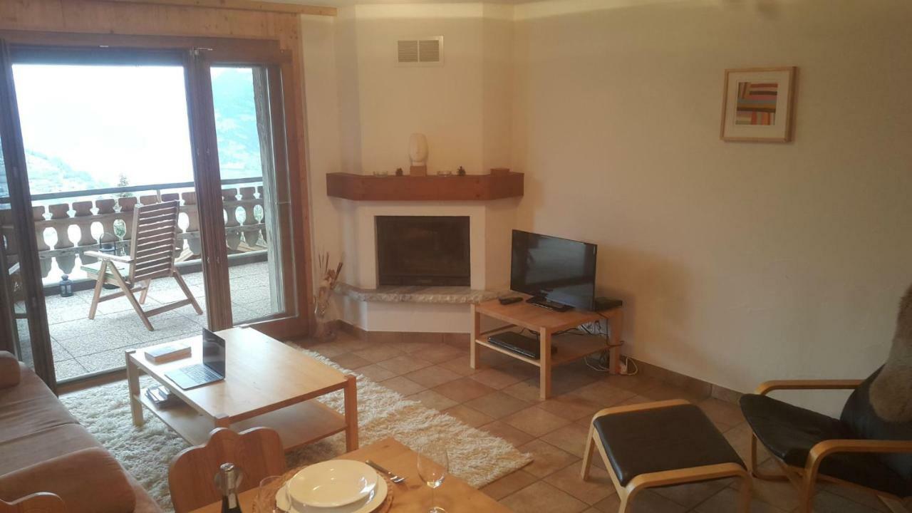Appartement D'Une Chambre Avec Vue Imprenable - Veysonnaz Exteriér fotografie
