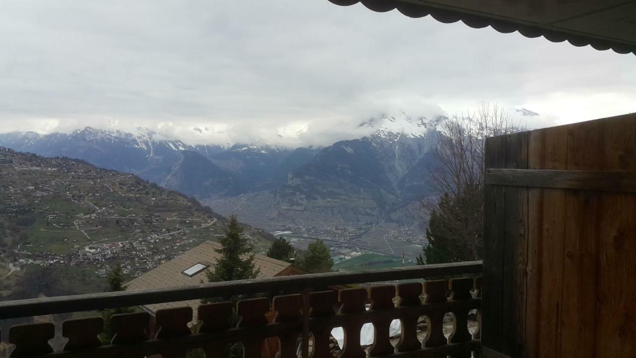 Appartement D'Une Chambre Avec Vue Imprenable - Veysonnaz Exteriér fotografie